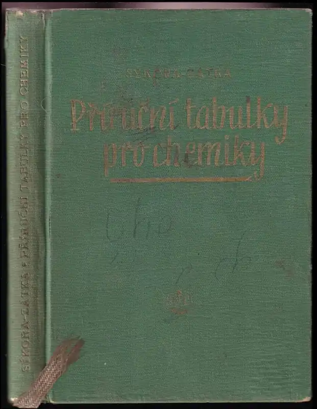 Příruční tabulky pro chemiky Doprava Zdarma